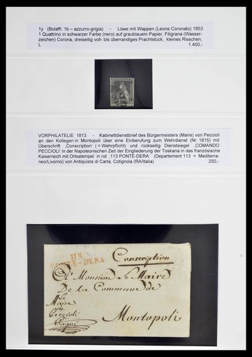 Italia toscana 1813 - italia,