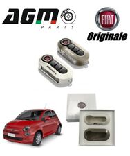 KIT 2 COVER CHIAVE MOCCALATTE + BIANCO PASTELLO ORIGINALE FIAT 500 50926869