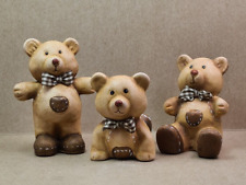 3 orsetti ceramica terracotta