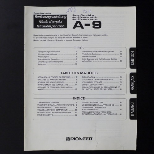 Amplificatore stereo originale
