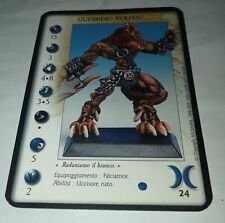 RACKHAM CONFRONTATION - Carta Guerriero Wolfen Ottime Condizioni