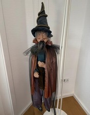 Grande Marionetta Mago (Viso In Gesso Dipinto a Mano )