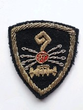 Distintivo Omerale Radio Telegrafista Scelto ricamo panno nero. Esercito