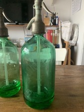 2 Bottiglie sifone seltz Verde