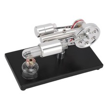 Sterling Engine Model With Colorful LED Light Stirling Engine Motor Model E Fit