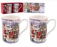 Tazze di Babbo Natale set di 2