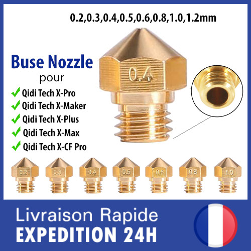 Buse laiton nozzle pour - , qidi