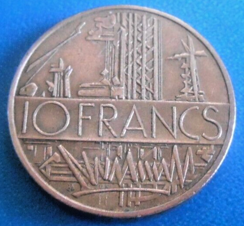 Moneta franchi 1984 - moneta, 10