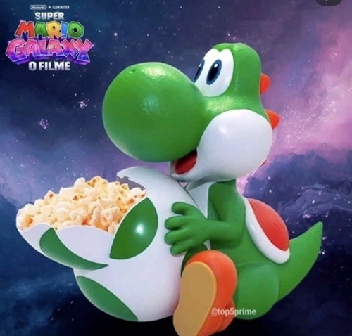 Yoshi popcorn bucket 3d - bucket,