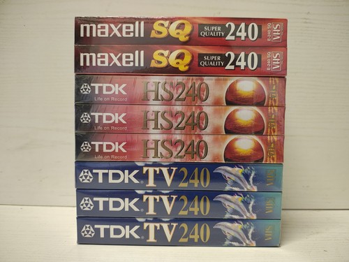 Videocassette vhs 240 - 8, da