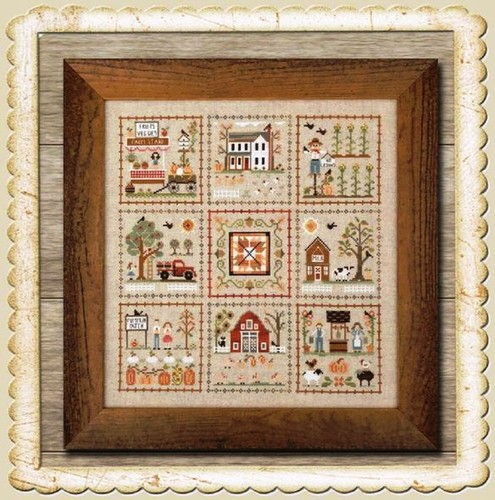 Autumn fall cross stitch - autumn,