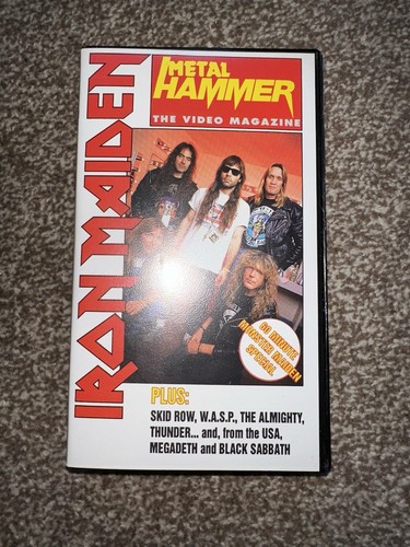 Iron maiden vhs video metal - maiden,