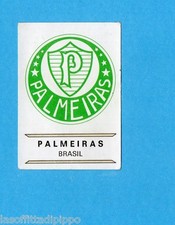 FOOTBALL CLUBS-PANINI 1975-Figurina n.37- PALMEIRAS  BRASILE - SCUDETTO -Rec