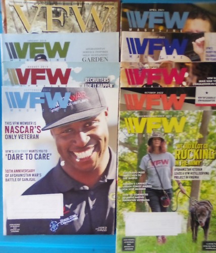 Lot vfw magazines - lot,