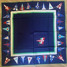 FOULARD America's Cup 1987, hand made in Italy, by Mantero