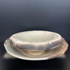 Shigaraki giapponese ware Tsukubai diametro circa 46 cm nuovo e mai usato
