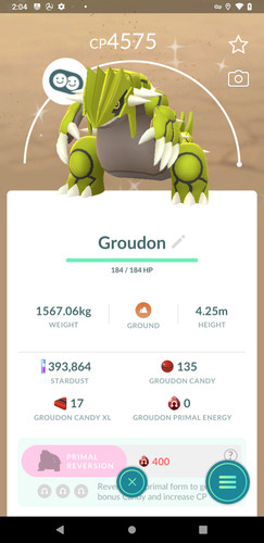 Shiny groudon level50 - groudon, 3