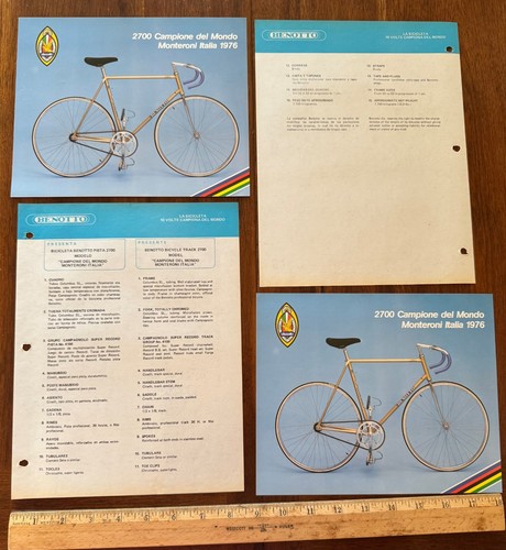 Pagine catalogo bici vintage