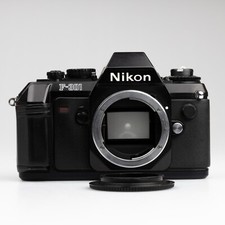 SERVICED & TESTED Nikon F-301 Body Black Classic 35mm Film Camera N2000 F Mount