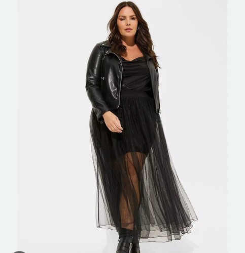 Maxi gonna tulle velluto - maxi,