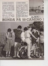 advertising TEST CICLOMOTORE HONDA PA 50 CAMINO '80 CICLOMOTORI GIAPPONESI EPOCA