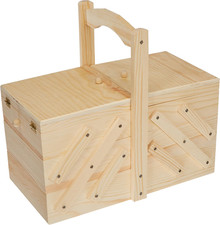Scatola Da Cucito in Legno per
