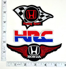 Set 3 patch ricamate - Autocross - Racing - Iron-on - Honda - HRC