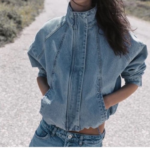 Giacca bomber donna zara - zara, denim