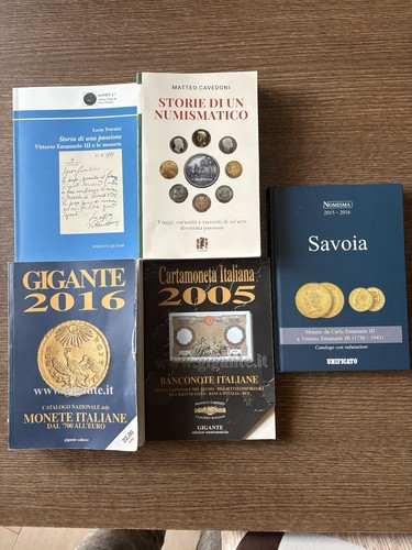 Lotto libri per numismatici - lotto,