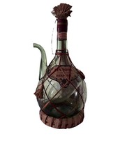 Bottiglia Di Vino Vuota Italiana Bertolli Di Paglia X Arredamento Cottage 