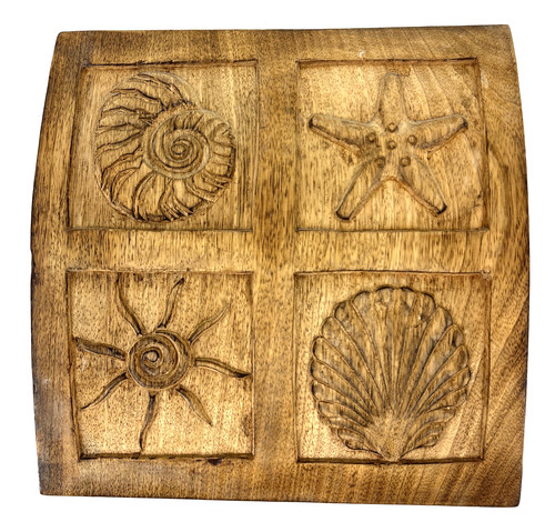 Pannello legno intagliato - , a