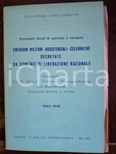 ERRANI GIANNETTO Posta CLN Emiss. assistenziali celebrative militari 1943-1946