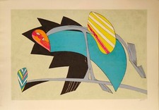 Lithography Lithographie en Couleur Litografia a Colori GIANNI DOVA 80/125 1970