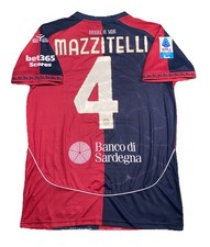 MAGLIA CALCIO CAGLIARI MAZZITELLI MATCH WORN PREPARATA SERIE A 2025/26 SHIRT