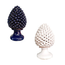 LAMPADA PIGNA H40 CERAMICA DI CALTAGIRONE VARI COLORI