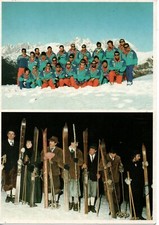 fm 36 SCUOLA ITALIANA SCI CARNIA Ravascletto Zoncolan Cartolina formato grande