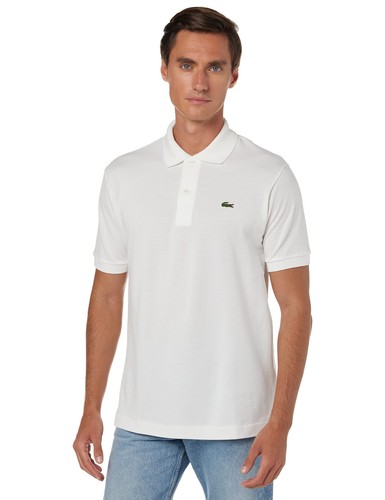 Lacoste polo uomo bianca - lacoste,