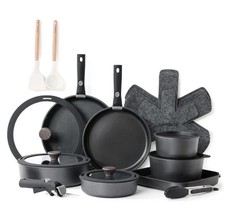 SENSARTE Set di 24 pentole e