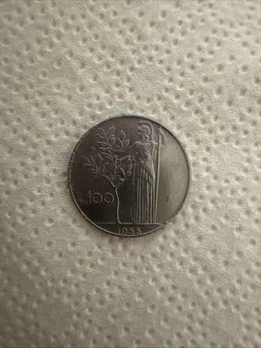 Moneta 100 lire del - moneta,