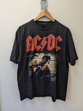 ACDC T-shirt nera uomo media