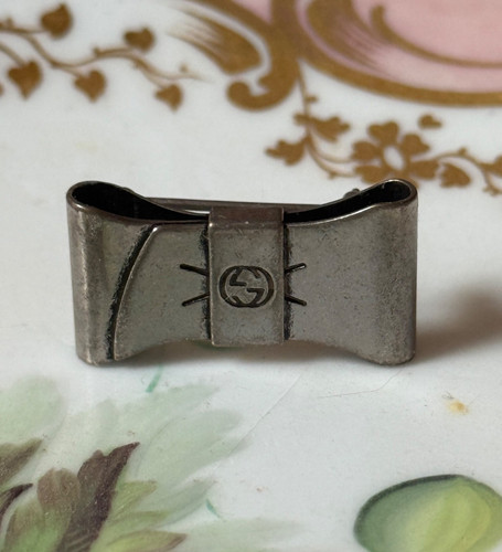 Spilla vintage gucci fiocco - vintage,