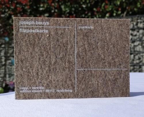 Joseph beuys cartolina in - beuys,