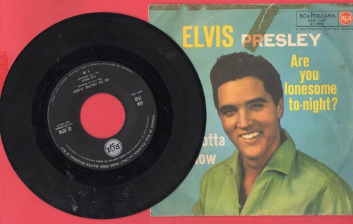 Elvis presley are you - are, lonesome