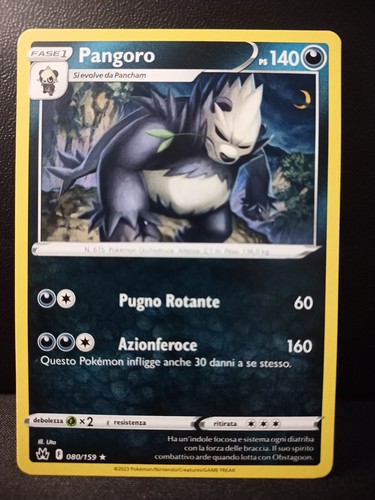 Pangoro 159 rara ita mint - 80/159,