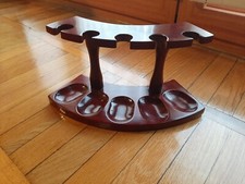 Portapipa in legno 5 posti - Pipe Rack - Pipa Pipes Pfeifen 烟斗 ESTATE USATO