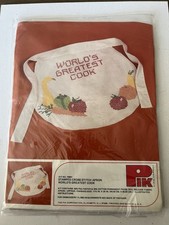 KIT GREMBIULE PUNTO CROCE