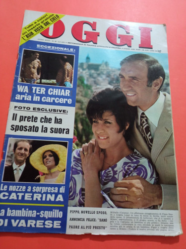 Oggi 1970 pippo baudo - pippo, caterina