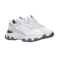 HOGAN Donna HYPERACTIVE pelle/tela  Bianco  SCONTO 40%