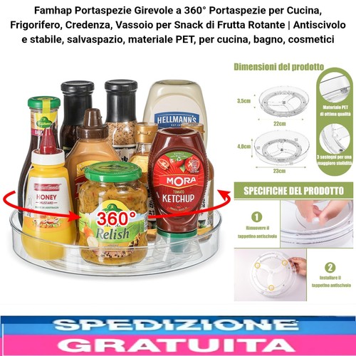 Portaspezie girevole 360 - portaspezie,