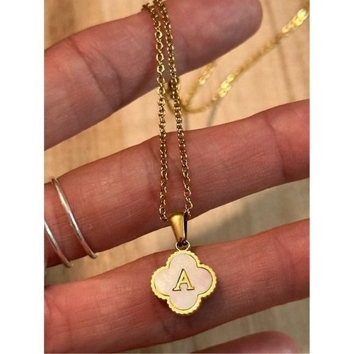 Collana quadrifoglio iniziale - collana,